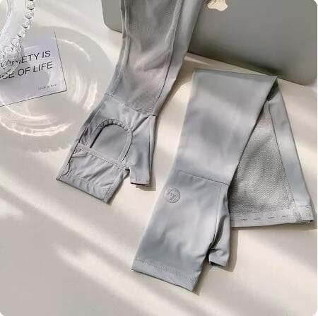 日焼け対策グッズ 女性用紫外線対策アームカバー冷感素材６色展開
