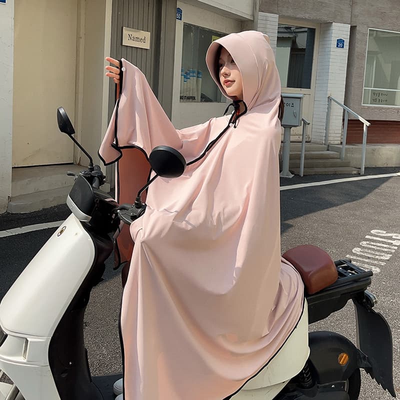 日焼け対策グッズ 全身すっぽり日よけマント