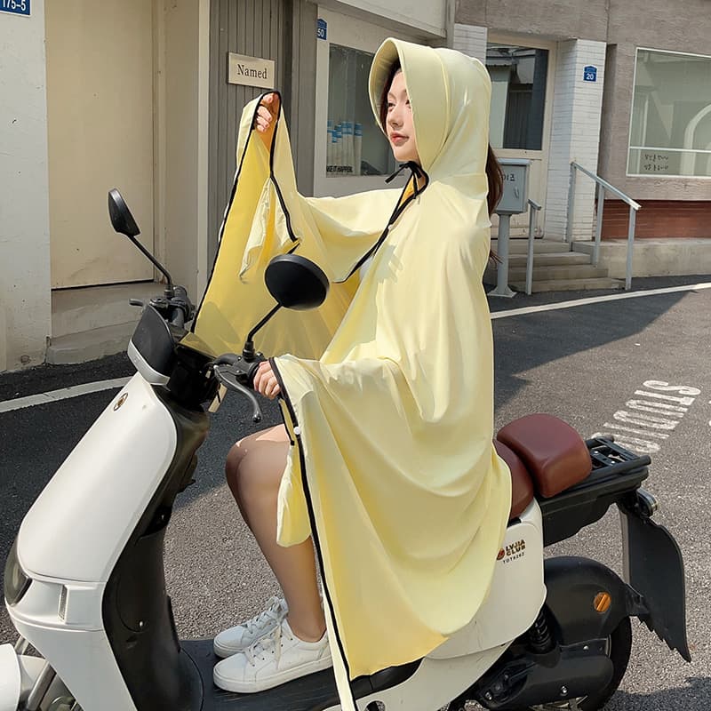 日焼け対策グッズ 全身すっぽり日よけマント