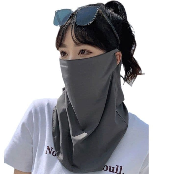 日焼け対策グッズ 紫外線完全防護フェイスカバー